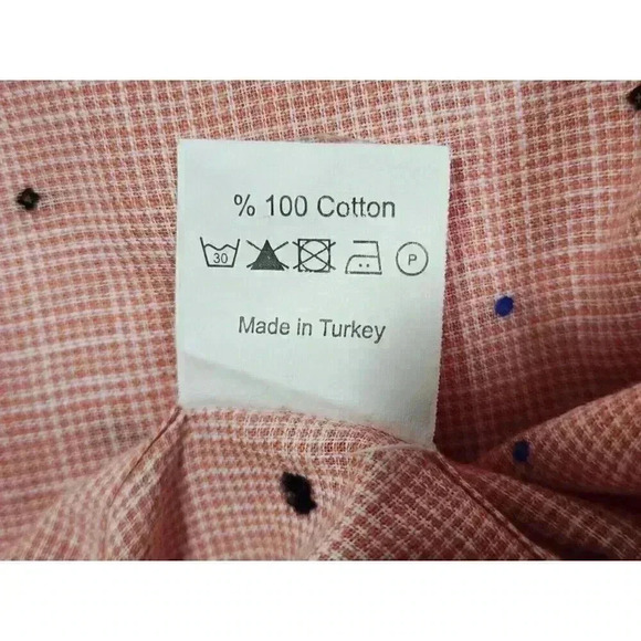 Mario Puzo by Life Style Industry Mens Short Sleeve Button Up Shirt XXL * - Picture 6 of 11